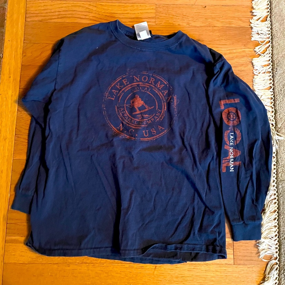 Lake Norman, wakeboarding long sleeve!